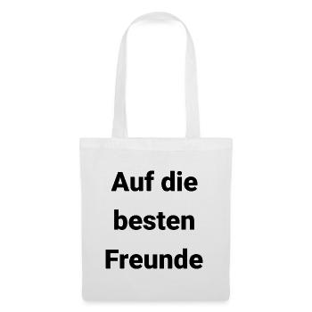 Freunde Freund Männer - Stoffbeutel - Weiß - Vorne