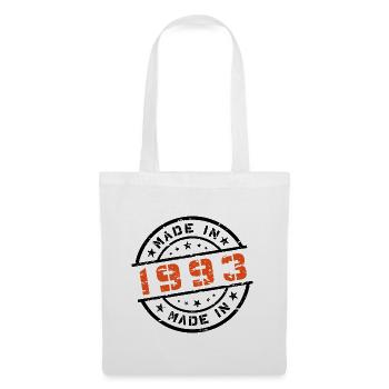 Année de naissance Anniversaire Né en - Fabriqué en 1993 - Sac en tissu - blanc - Devant