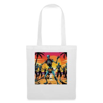 dancing at sunset - Tote Bag - white - Front