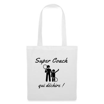 Super Coach qui Déchire - Sac en tissu - blanc - Devant