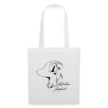 AUSTRALIAN SHEPHERD Hunde Hund Hütehund Wilsigns - Stoffbeutel - Weiß - Vorne