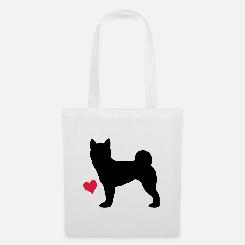 Shiba Inu - Stoffbeutel - Weiß