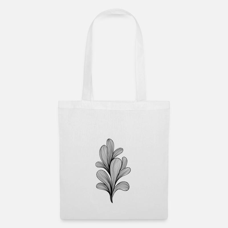 buisson noir - Sac en tissu - blanc