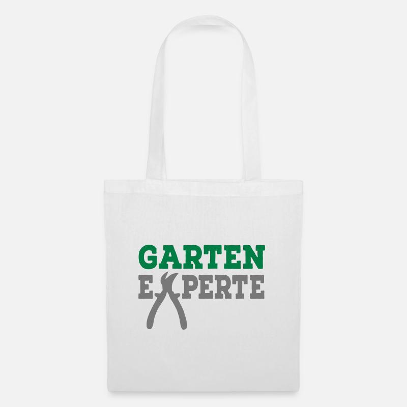 Garten Experte - Stoffbeutel - Weiß
