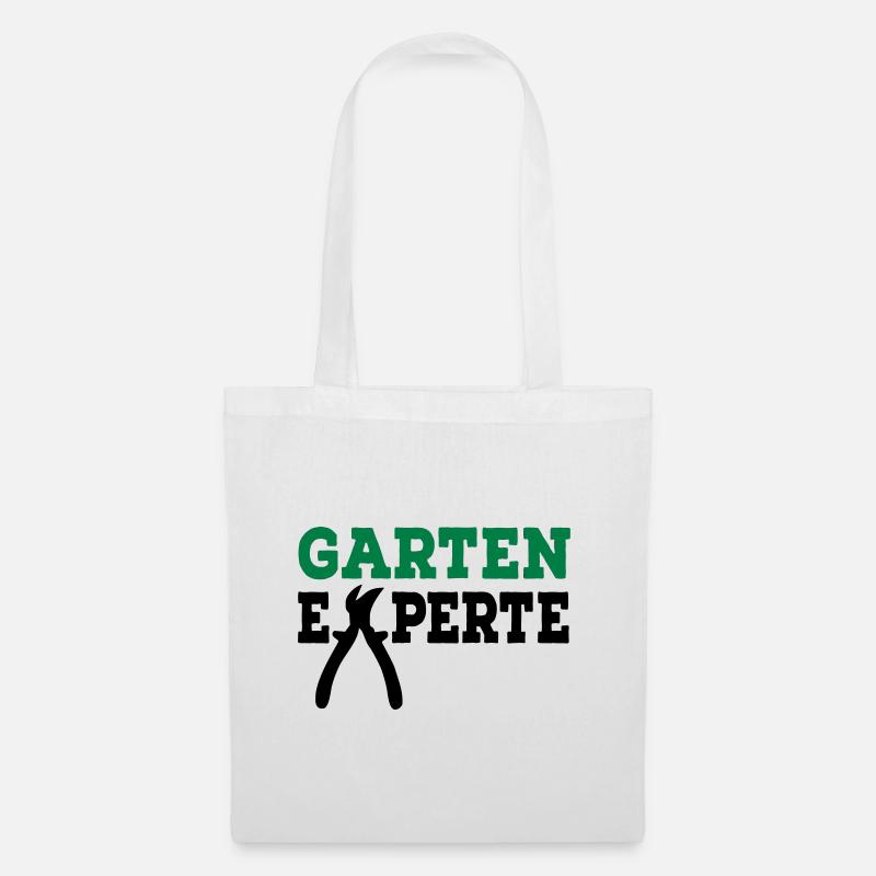 Garten Experte - Stoffbeutel - Weiß