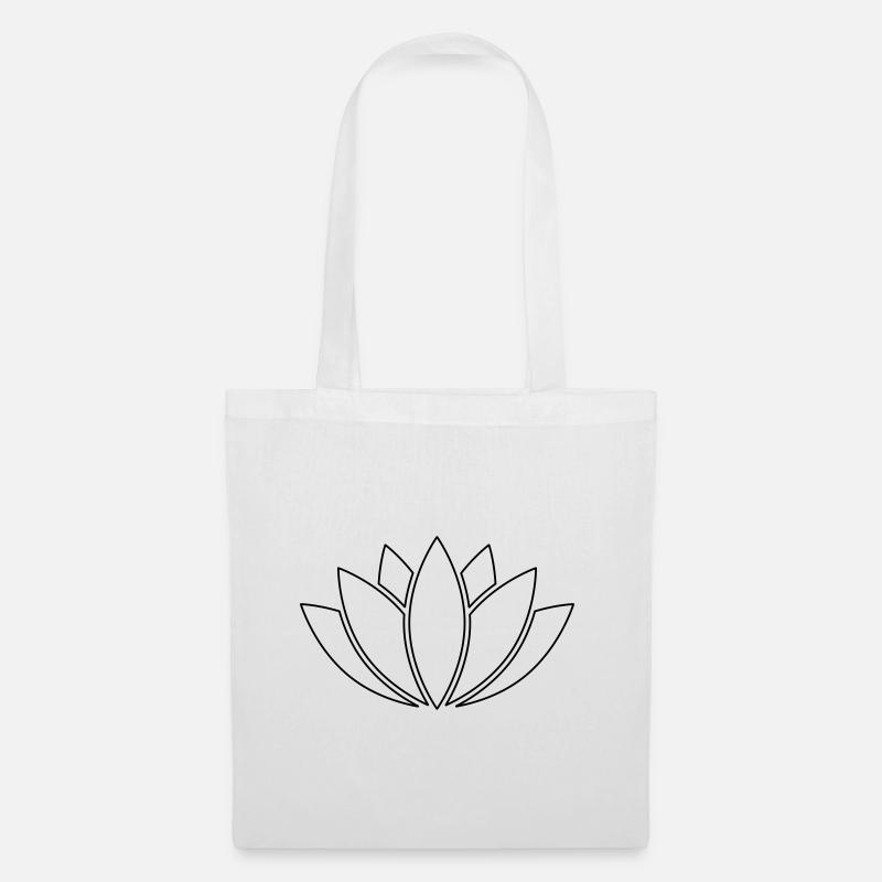 LOTUS - Stoffbeutel - Weiß