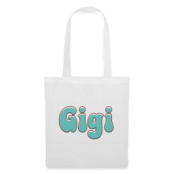 Name Girl Gigi Retro Name Gigi Couple - Tote Bag - white - Front