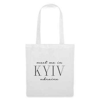 Meet me in Kiev Ukraine - Kyiv - Tote Bag - white - Front