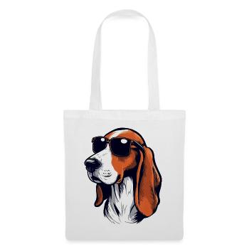 Foxhound australien Les Gentlemen - Sac en tissu - blanc - Devant