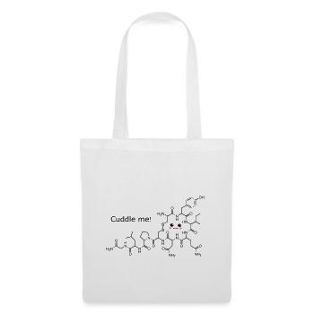 Oxytocin - Cuddle me - Black - Tote Bag - white - Front
