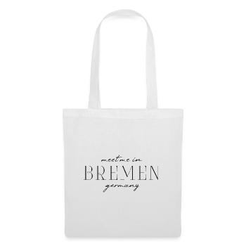 Brême, Allemagne T-Shirt Design de Style Élégance - Sac en tissu - blanc - Devant