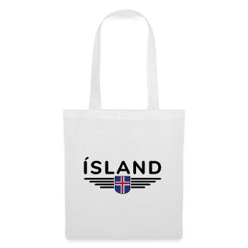 Iceland T-Shirt – Magic of the Northern Lights - Tote Bag - white - Front