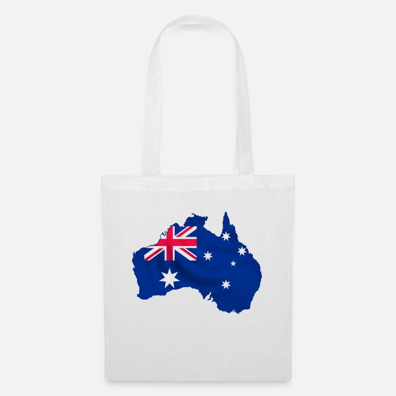 australia - Stoffbeutel - Weiß