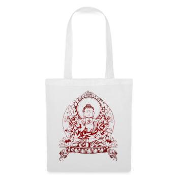 Gautama Buddha - Stoffbeutel - Weiß - Hinten