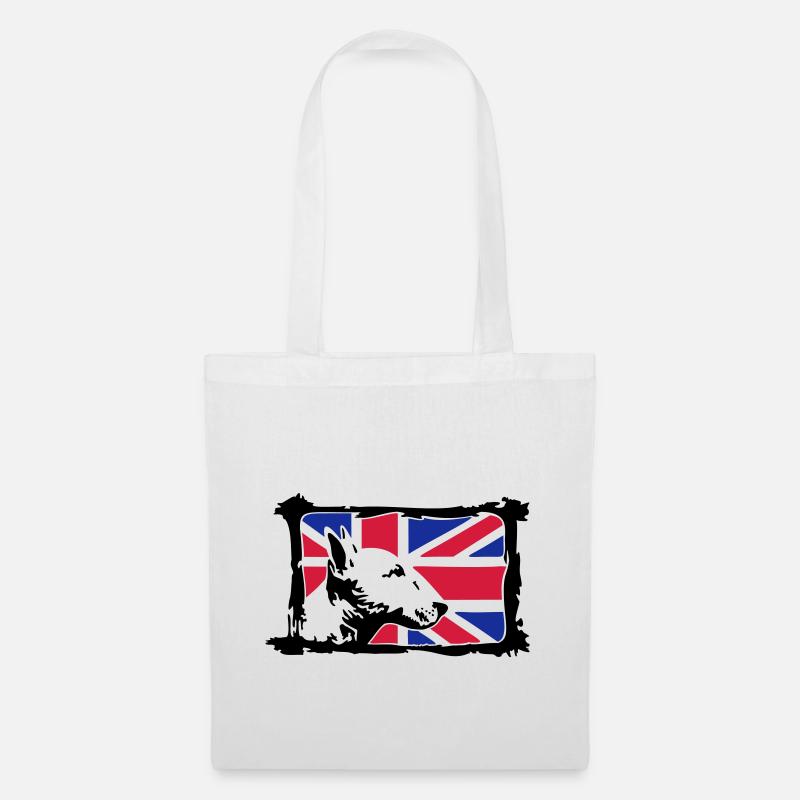 Bullterrier - Tote Bag - white