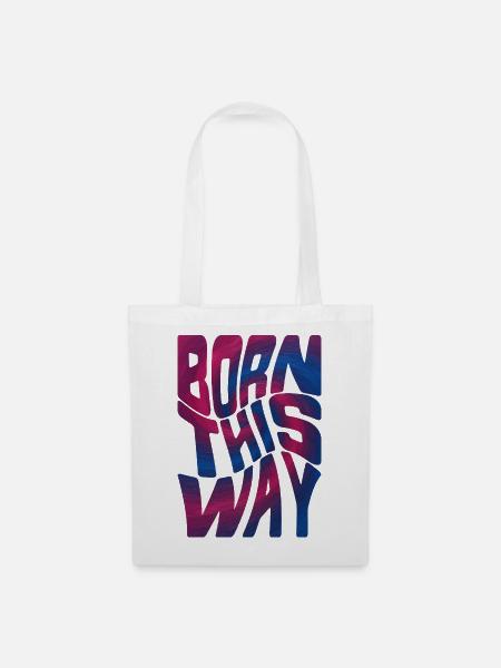 Born This Way – Bisexual Edition - Stoffbeutel - Weiß