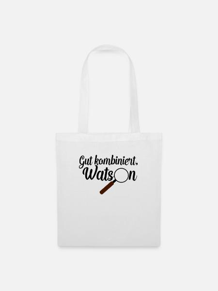 gut kombiniert watson - Stoffbeutel - Weiß