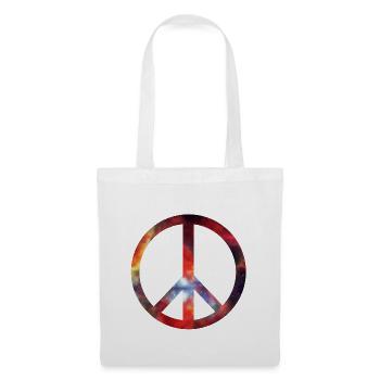 paix - Sac en tissu - blanc - Dos