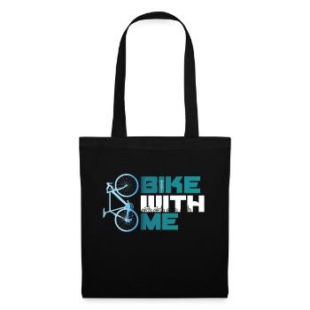 faire du vélo avec moi Fahrrad Rad bmx MTB Rennrad blau Team - Sac en tissu - noir - Devant