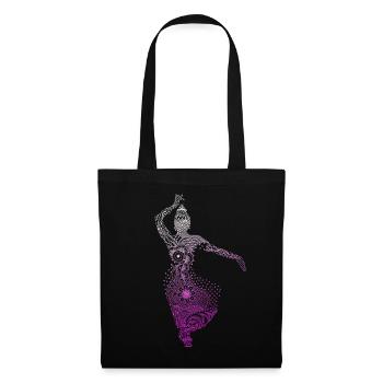 danse yoga temple Mandala méditation Inde shanti - Sac en tissu - noir - Devant