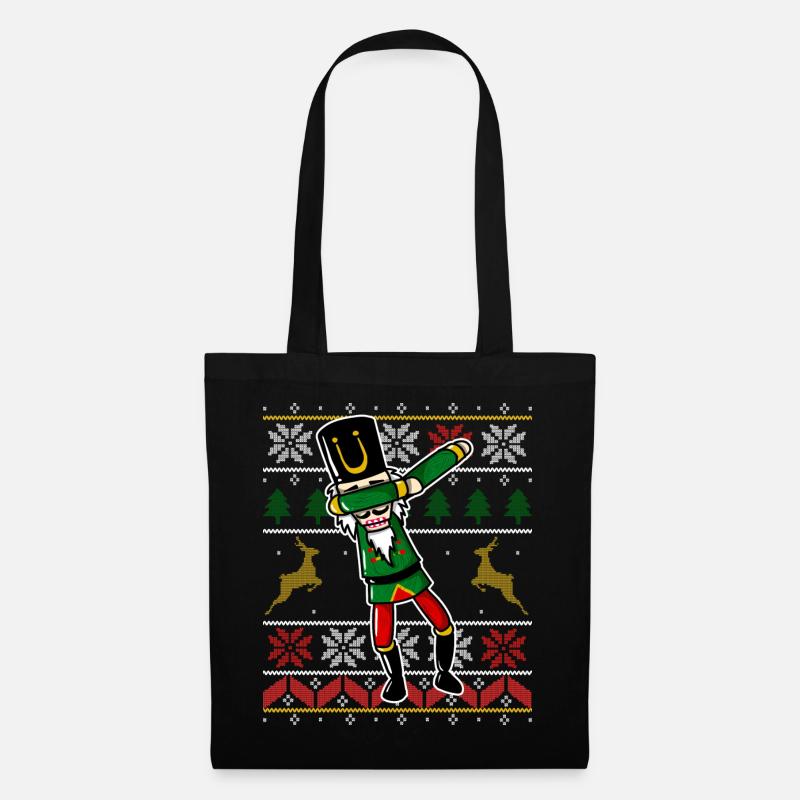 Casse-Noisette tamponnant - Dab laid Design Pull - Sac en tissu - noir
