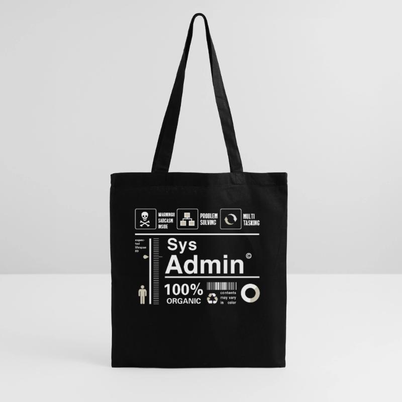 Sys admin programmier Ordinateur Nerd pc Platine cpu Sac en tissu