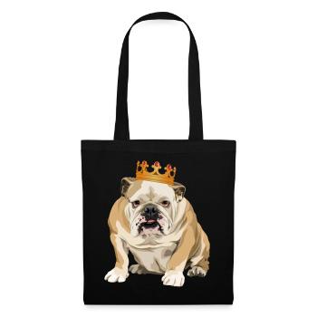 The real King - Stoffbeutel - Schwarz - Vorne
