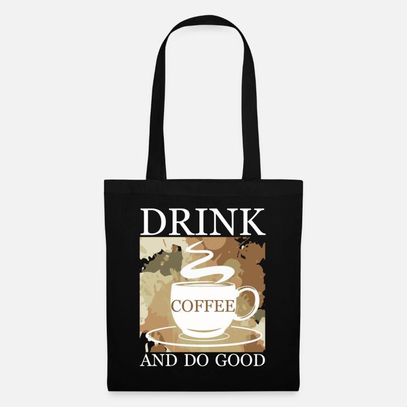 Kaffee - Stoffbeutel - Schwarz