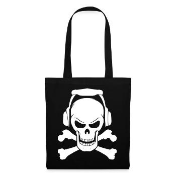 Skull Boxing Music Festival Metal Rock Party - Tote Bag - black - Front