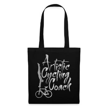 Cyclisme artistique, cyclisme artistique, cyclisme en salle, entraîneur - Sac en tissu - noir - Devant
