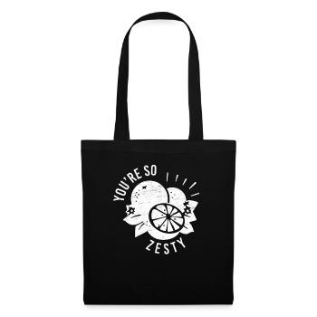 Tu es tellement piquante - Sac en tissu - noir - Devant