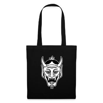 Diable Satan Tatouage Hexagone Swag Cadeau de tatouage - Sac en tissu - noir - Devant
