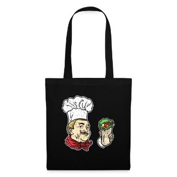 Doner kebab cook gift - Tote Bag - black - Front