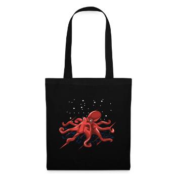 Octopus marine creature marine gift - Tote Bag - black - Front
