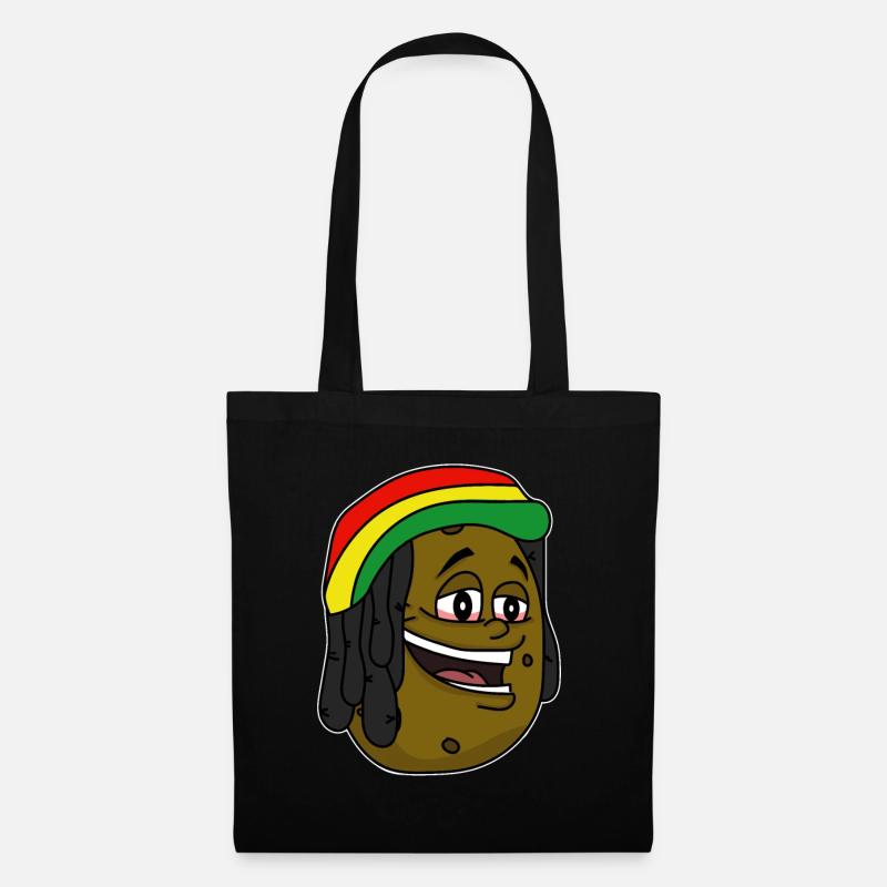 Kartoffel Reggae - Stoffbeutel - Schwarz