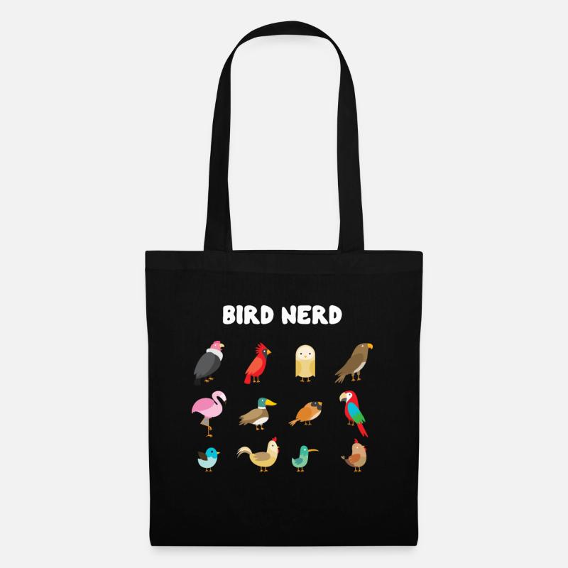 Bird Nerd - Tote Bag - black