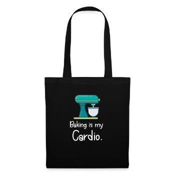 Baker Baking Is My Cardio - Tote Bag - black - Front