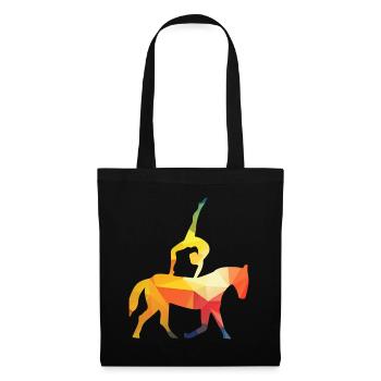 Gymnastique Vaulting Equestre - Sac en tissu - noir - Devant