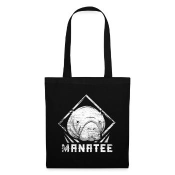 Manatee Dugong Gift - Tote Bag - black - Front