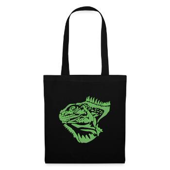 Iguana lizard - Tote Bag - black - Front