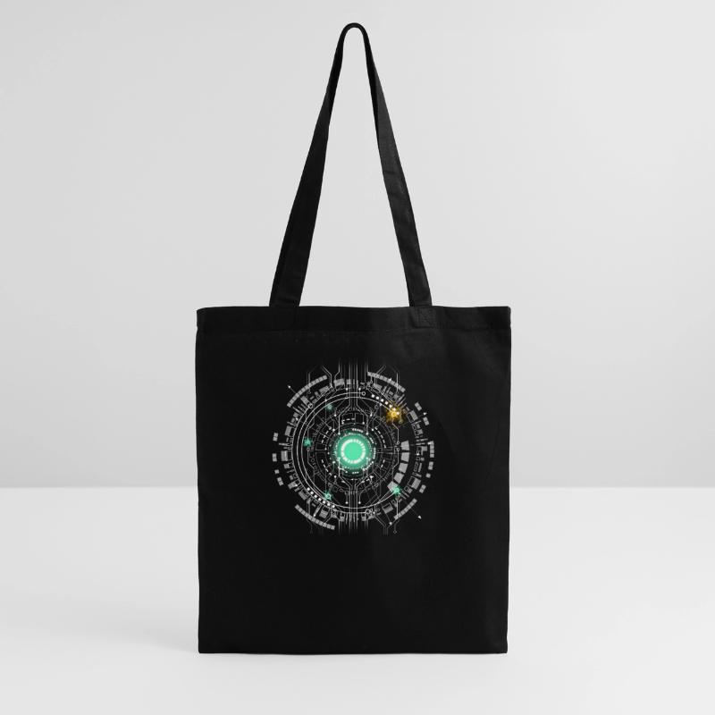 nerd CPU core ordinateur code pc carte spatiale Sac en tissu