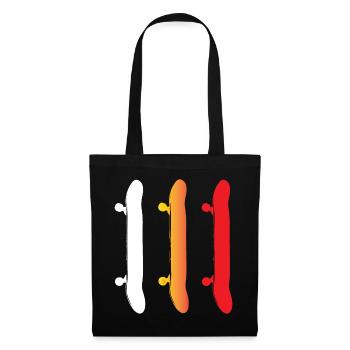 Skateboard - Skateboards - Sac en tissu - noir - Devant