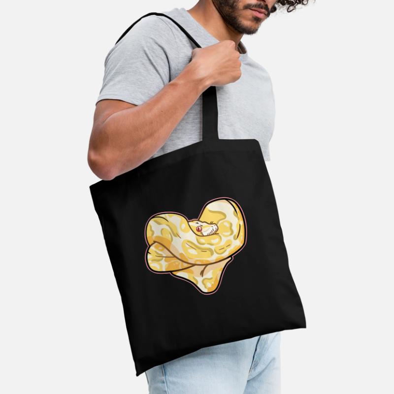Coeur de python Sac en tissu