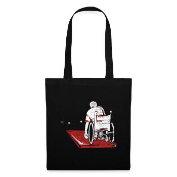 Bocce wheelchair athlete - Tote Bag - black - Front