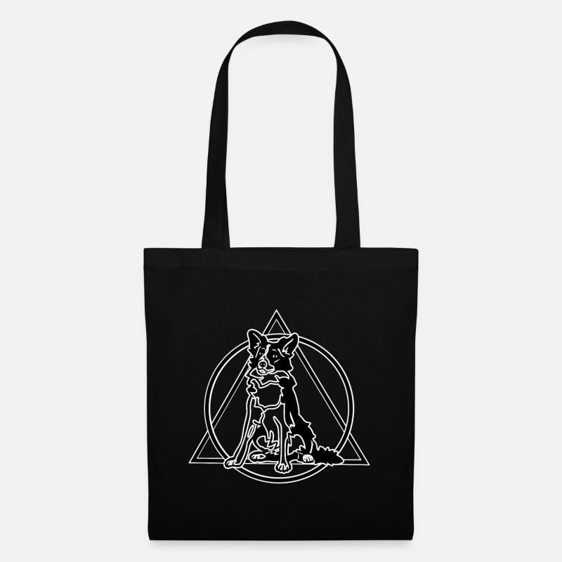 Border collie - Tote Bag - black
