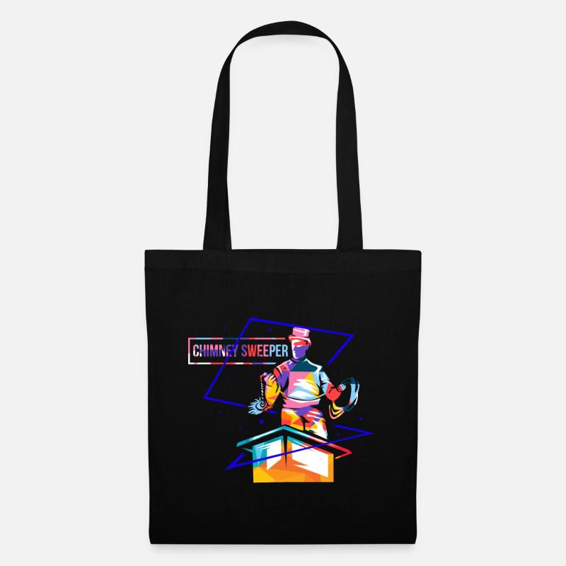 Polygone ramoneur - Sac en tissu - noir