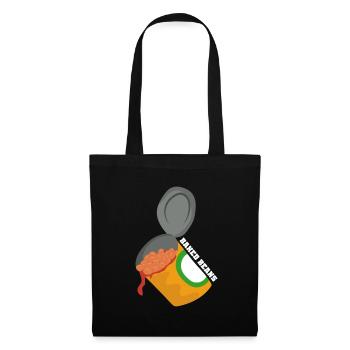 haricots en conserve - Sac en tissu - noir - Devant