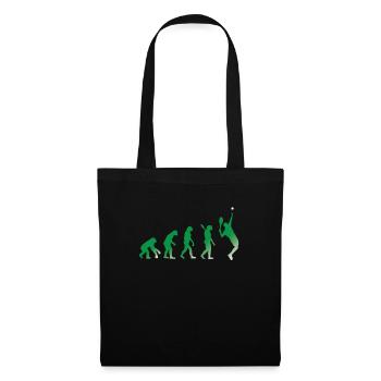 EVOLUTION TENNIS - Stoffbeutel - Schwarz - Vorne