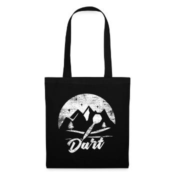 Dart Geschenk - Stoffbeutel - Schwarz - Vorne