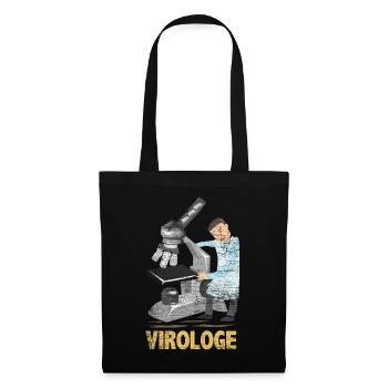Virologist doctor gift - Sac en tissu - noir - Devant